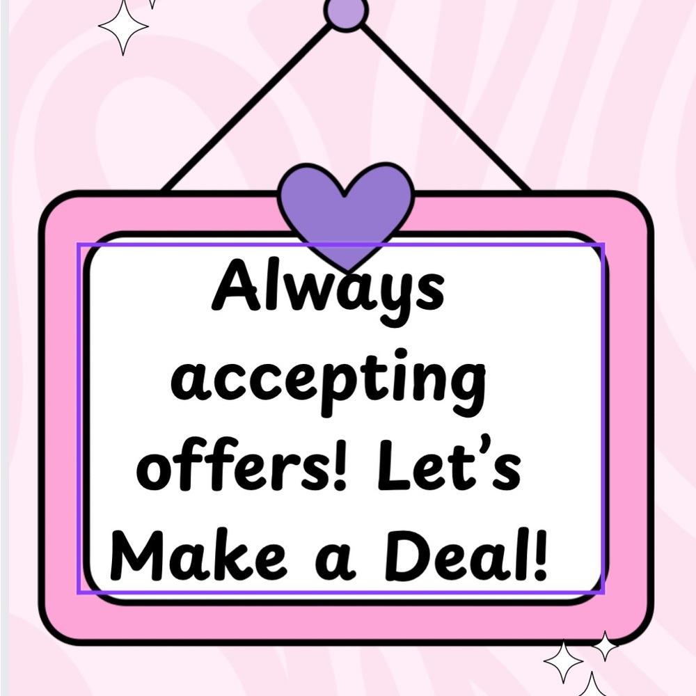 Pink and Purple Hanging Sign